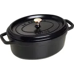 Staub, Hrnec La Cocotte oválný litinový 5,5 l černý - Formadore