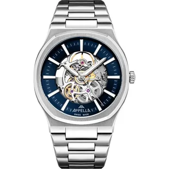 Hodinky Hodinky Appella Skeleton Automatic set s natahovačem hodinek L12006.5115ASQ