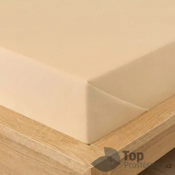 Prostěradlo Prostěradlo bavlněná plachta 140x225 Béžová