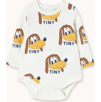Kojenecký body Bavlněné kojenecké body Tinycottons DOGS RIB BODY AW25.243 bílá 00X, vel. 68