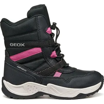 Dívčí kozačky Geox Schwarz 5958800 35