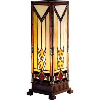 Lampička Clayre & Eef - Stolní lampa Tiffany OLD NEW YORK 5LL-9331