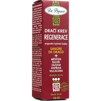 Přírodní produkt Tinktura Dračí krev REGENERACE, 30 ml Dr. Popov
