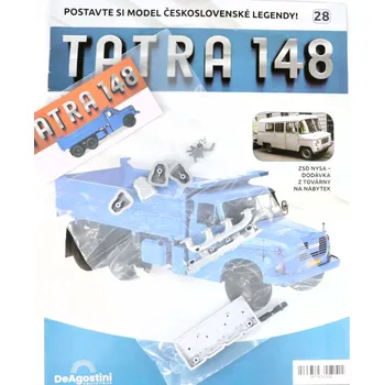 autíčko Tatra 148 1:10 - časopis #28 se stavebnicí DeAgostini Tatra 148 - stavebnice DeAgostini