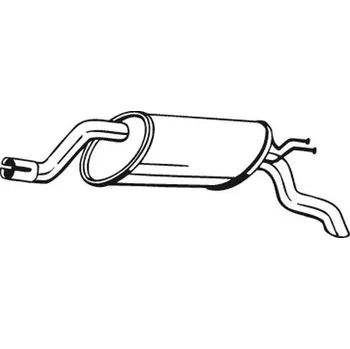 Tlumič výfuku Zadní tlumič výfuku BOSAL 148-097