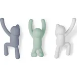 Umbra, Věšáky Buddy modrá bílá mátová 3 ks - Formadore