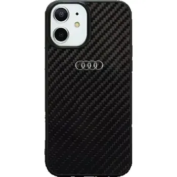 Pouzdro na mobilní telefon Audi Carbon Fiber Zadní Kryt pro Apple iPhone 11/XR černá (57983118160)