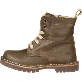 Dívčí kozačky Boty POM POM Khaki 9891526 29