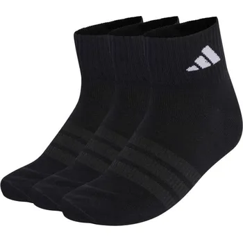 Ponožky adidas T ESSENTIALS ANK 3P L Černá, Bílá