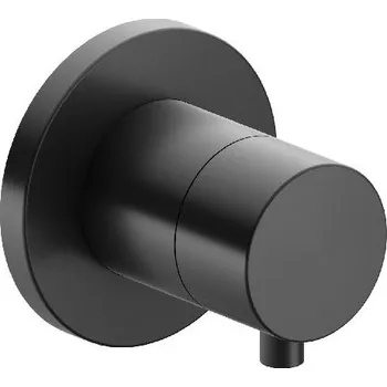 Ventil Keuco IXMO - Přepínací ventil pod omítku, pro 2 výstupy, černý chrom kartáčovaný 59556131001