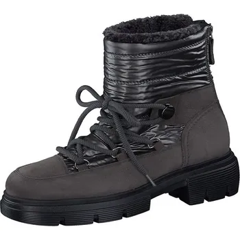 Dámské kozačky Boty Paul Green Schwarz/ Anthrazit 377573 40