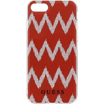 Pouzdro na mobilní telefon GUESS Ethnic Chic Chevron 3D TPU Pouzdro pro Apple iPhone 7 (3700740386477)