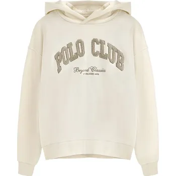 Dámská mikina Mikina Polo Club Creme 1870065 M
