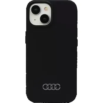Pouzdro na mobilní telefon Audi Silicone Zadní Kryt pro Apple iPhone 15 Plus černá (57983118188)