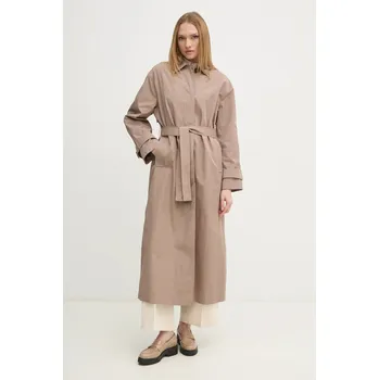 Dámský kabát Trench kabát Calvin Klein Jeans J20J224713 béžová 80X, vel. XL