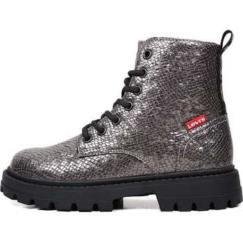 Dívčí kozačky Levi´s Anthrazit/ Silber 725213 31