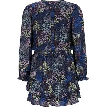 Dívčí šaty No-No Dunkelblau/ Bunt 6043468 146/152