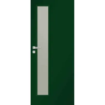 Interiérové dveře Pol-Skone interiérové dveře HAPTIC 04CZ s prosklenou výplní 80L, moss