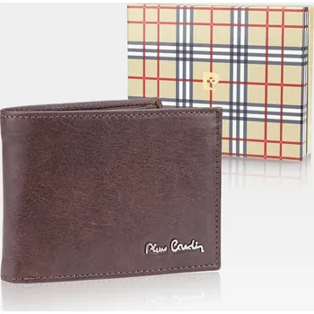 Peněženka Luxusní pánská kožená peněženka Pierre Cardin Tilak43 8806 Hnědý