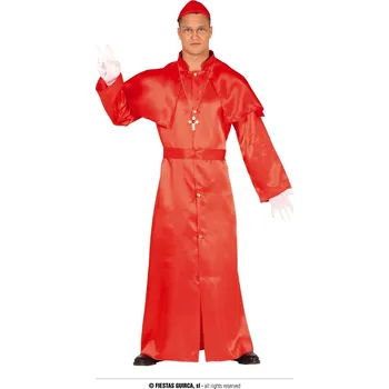 Karnevalový kostým Guirca Kostým Kardinála - červený Velikost: XL 54 - 56