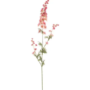 umělá květina Autronic Ostrožka - umělá řezaná květina, barva tmavě růžová, sada 4 ks