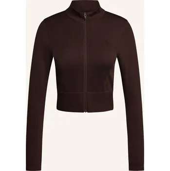 Dámská mikina Adidas Dámská Tréninková Bunda We Knit, tmavě hnědá, 38