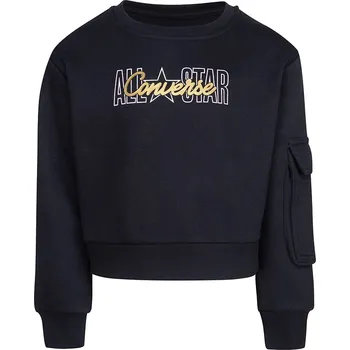 Dívčí mikina Converse Schwarz 4221896 140