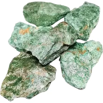 Přírodní kámen Balíček minerálů Fuchsit & Muskovit – cca 0,5 kg za akční cenu (cca 5-6 kusů)