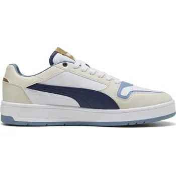 Pánské tenisky Pánské boty na volný čas Puma COURT CLASSIC STREET 7.5 Bílá, Béžová, Tmavě modrá