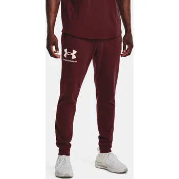 Under Armour Pánské tepláky UA RIVAL TERRY JOGGER 1361642-690 Červená SM