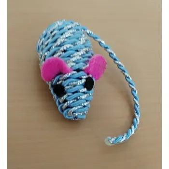 Hračka pro kočku Hračka pro kočky myš 3120 Twisty modrá