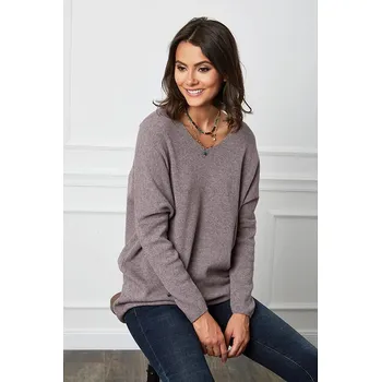 Dámský svetr Joséfine Taupe 3315575 XL