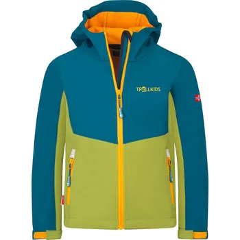 Dívčí bunda Trollkids Grün/ Blau/ Orange 7076985 116