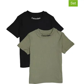 Dětská móda Tričko Calvin Klein Khaki/ Schwarz 6912118 104