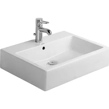 Umyvadlo Duravit Umyvadlo Vero 60x47 cm otvor pro baterii, s přetokem 0454600000