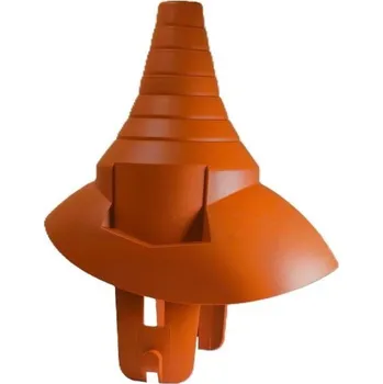 HPI Anténní průchodka pro základní prostupové tašky plastové průměr 100 mm - rozměr průchodu 20 až 77 mm Cihlově červená (ks) - množstevní sleva při odběru nad 12 000 Kč