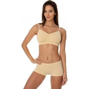 Dámské spodní prádlo Podprsenka Brubeck Cotton Comfort Barva Beige, Velikost 80B