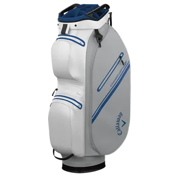 Golf Callaway Chase 14 Dry Cart Bag, White/Silver/Royal