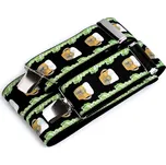 Šle pivní šíře 4 cm délka 120 cm - (612) černá zelená