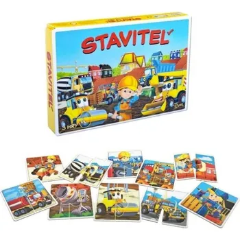 Hlavolam CreativeToys Stavitel – 3 logické hry