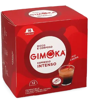 Káva Gimoka | Intenso - Počet kapslí pro Lavazza A Modo Mio: 16