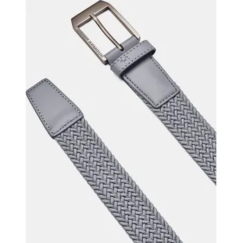 Opasek Under Armour Pánský pásek M Braided Golf Belt 1387746-035 Šedá MD