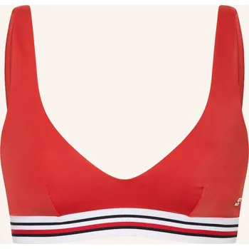 Podprsenka Tommy Hilfiger Dámský Bustier Bikini Top, červená / bílá /...