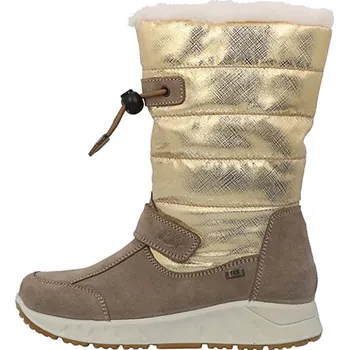 Dívčí kozačky Lurchi Hellbraun/ Grau/ Gold 2702181 32