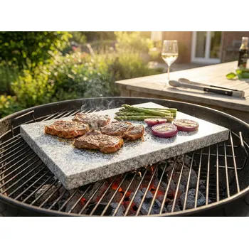 Grilovací rošt KamenyNaGril Žulový grilovací kámen 50x40 cm Varianta: pouze kámen G403003/0