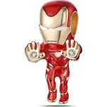 P&J Jewellery Zlatý přívěsek Iron Man SBA08