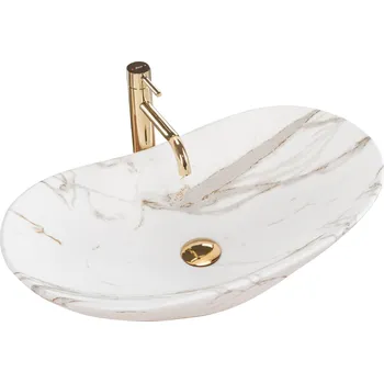 Rea Umyvadlo na desku ROYAL - matná láva