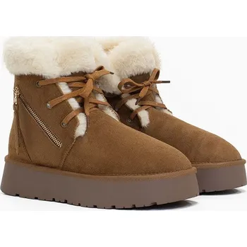 Dámské kozačky Boty ISLAND BOOT Braun 5822346 38