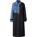 KARL LAGERFELD JEANS Přechodný kabát modrá džínovina / černá