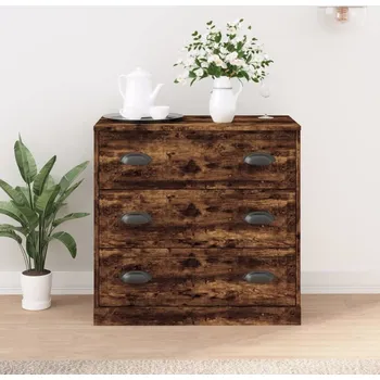 Příborník do zásuvky vidaXL Příborník 70 x 35,5 x 67,5 cm kompozitní dřevo [816229] Barva: kouřový dub